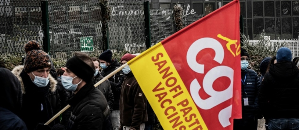 Suppressions de postes chez Sanofi: grève des salariés près de Lyon - Le  Point