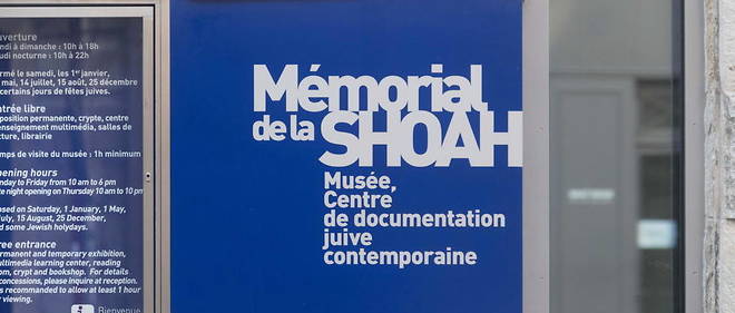 Le memorial de la Shoah a Paris. 
