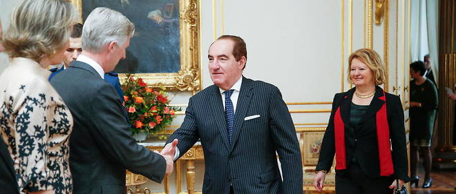 Karel Pinxten lors d'une reception au palais royal a Bruxelles en novembre 2016.  
