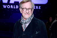 Steven Spielberg, le 16 decembre 2019 a Los Angeles, a l'avant-premiere hollywoodienne de  Star Wars : L'Ascension de Skywalker .
