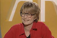 Claire Bretécher en 1999 dans l'émission de Thierry Ardisson.
