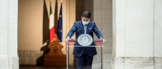 Giuseppe Conte a ete contraint a demissionner de son poste de Premier ministre mardi 25 janvier (photo d'illustration).
