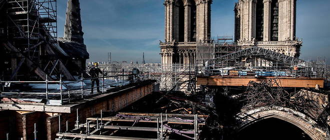 La cathedrale de Notre-Dame de Paris.
