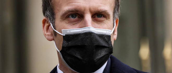 Le president de la Republique Emmanuel Macron.
