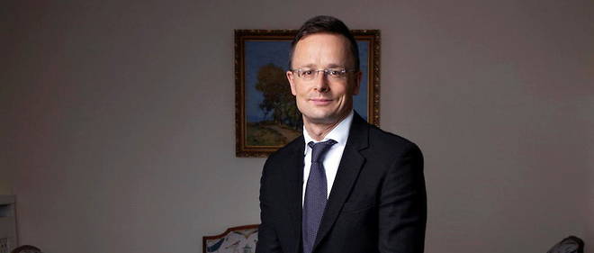 Peter Szijjarto, ministre hongrois des Affaires etrangeres.
