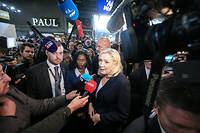 Depuis qu'elle a pris la tête du Rassemblement national, Marine Le Pen a développé une stratégie de « dédiabolisation ».
