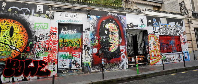 Le 5 bis rue de Verneuil, l'adresse parisienne de l'artiste.
