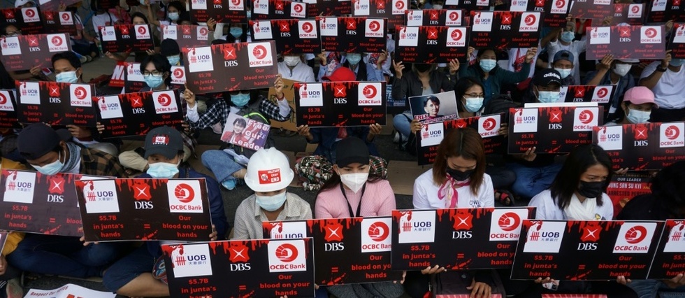 Tensions en Birmanie, des manifestations dispersees