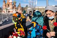 Des milliers de Russes rassembl&eacute;s en m&eacute;moire de l'opposant assassin&eacute; Boris Nemtsov