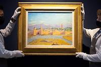 Arts : le Marrakech de Winston Churchill aux ench&egrave;res &agrave; Londres
