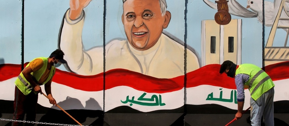 Pour la premiere fois dans l'Histoire, un pape en Irak