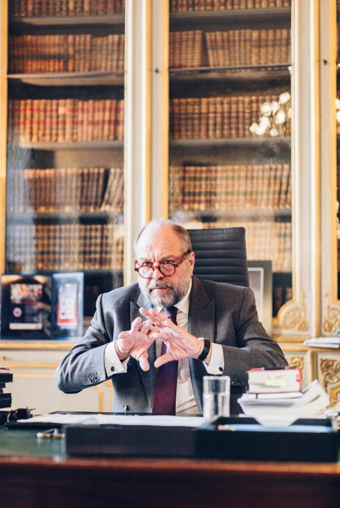 Éric Dupond-Moretti,  ministre de la Justice, ©  Sébastien Leban / SÉBASTIEN LEBAN POUR « LE POIN