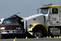 Californie : 13 morts dans un accident&nbsp;entre un poids lourd et un SUV