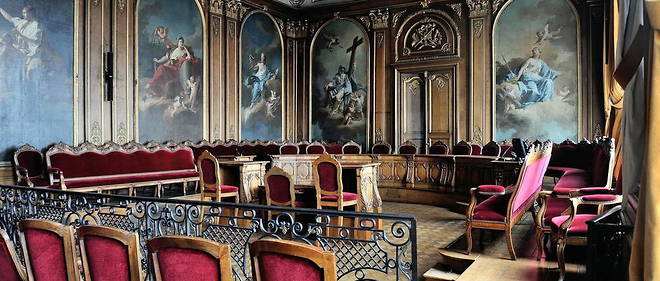 Une des salles de la cour d'assises du Nord, a Douai, ou vont comparaitre les trois accuses (photo d'illustration).
