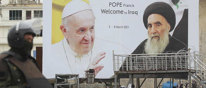 Le pape Francois est arrive en Irak vendredi pour une visite historique.
