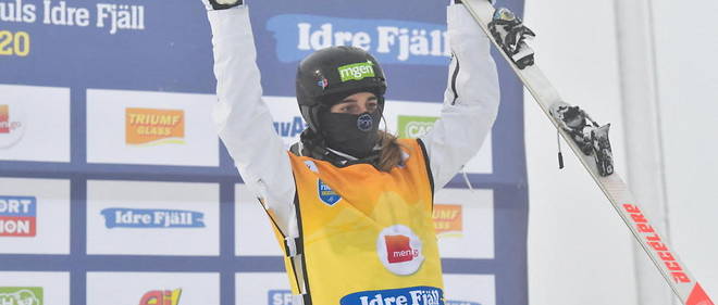 Perrine Laffont, championne du monde de ski de bosses.
