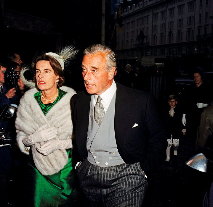 Lord Mountbatten et sa fille Pamela, en 1966.