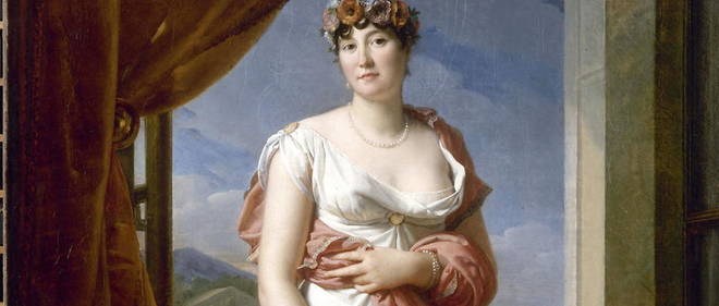 Francois Pascal Simon Gerard, dit baron Gerard (1770-1837). <<Theresia Cabarrus (1773-1835), comtesse de Caraman (Madame Tallien)>>, 1804. Huile sur toile. Paris, musee Carnavalet.
