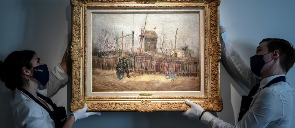 Un Van Gogh rare adjuge 13 millions d'euros a Paris chez Sotheby's