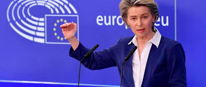 Ursula von der Leyen s'est exprimee a l'issue d'un sommet de l'UE ce jeudi.

