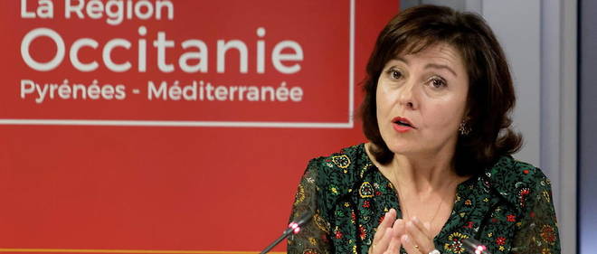 Carole Delga, 49 ans, preside la region Occitanie depuis 2016 et brigue un nouveau mandat lors du scrutin prevu en juin.
