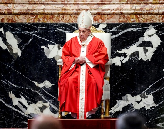 Vatican Le Pape Celebre La Messe Des Rameaux En Presence De Quelques Fideles Le Point