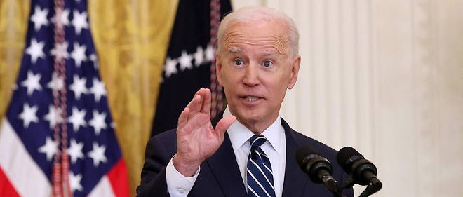 << L'heure n'est pas aux celebrations. N'abandonnez pas maintenant ! >> a lance Joe Biden lundi 29 mars 2021.

