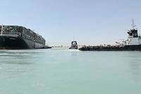 Canal de Suez: Sissi sur place apr&egrave;s le retour du trafic maritime
