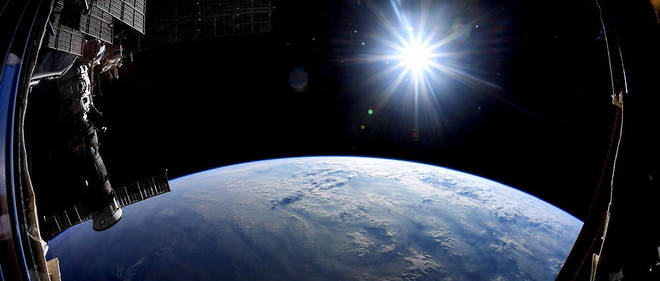 La Terre vue depuis la Station spatiale internationale.
