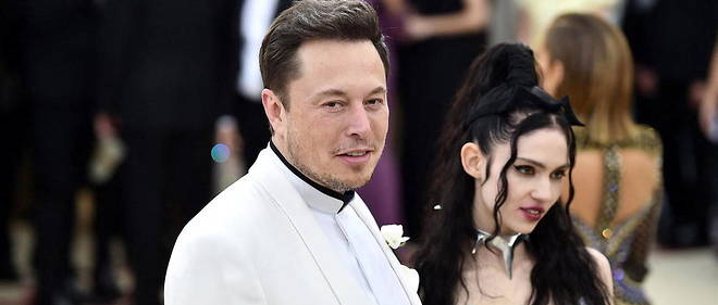 Elon Musk et Grimes en 2018.
