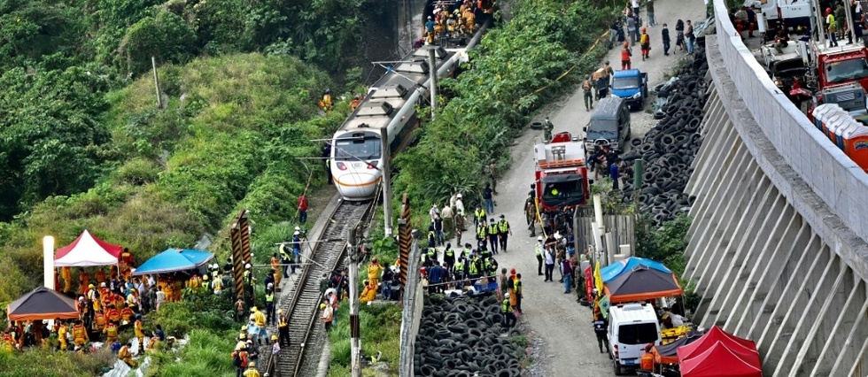 Taiwan : un train deraille dans un tunnel, au moins 50 morts