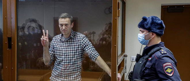 Alexei Navalny, le 20 fevrier 2021, avant d'etre incarcere.
