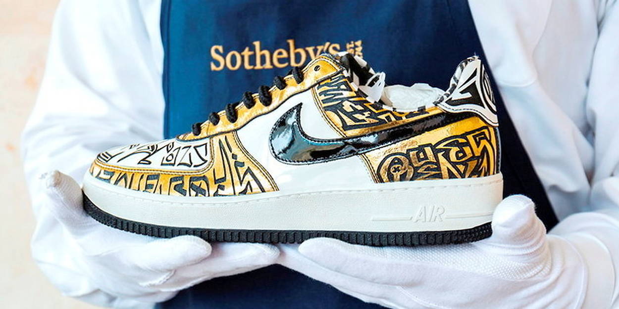 Enchères Les baskets ont la cote