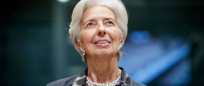 La presidente de la Banque centrale europeenne, Christine Lagarde, a Bruxelles, le 20 janvier 2020.
