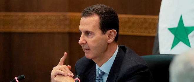 Bachar el-Assad, le president syrien, s'est porte candidat a sa propre reelection.
