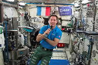 Le voyage de Thomas Pesquet à bord de l'ISS doit durer six mois.
