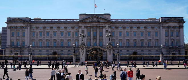Vue de Buckingham Palace, situe dans le centre de Londres.
