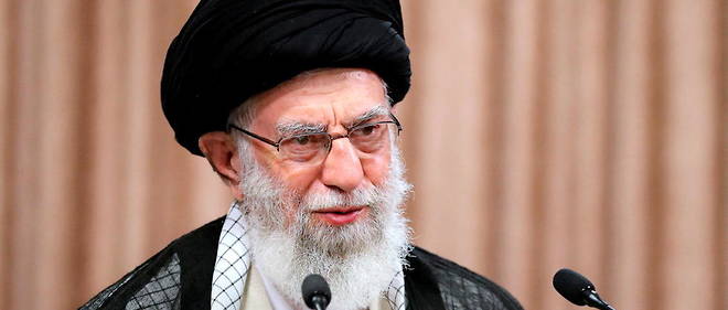 Le guide supreme iranien, l'ayatollah Ali Khamenei, lors de son allocution le 2 mai 2021.
