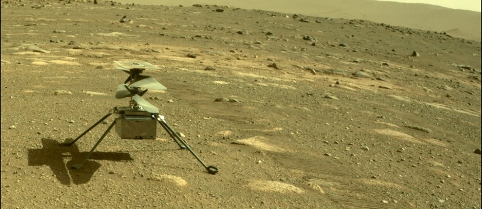Sur Mars, le son du vol d'Ingenuity enregistre pour la premiere fois