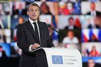 Macron &agrave; Strasbourg pour le coup d'envoi de la Conf&eacute;rence sur l'avenir de l'Europe