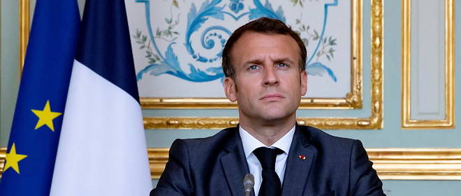 Emmanuel Macron en avril 2021.
