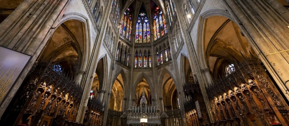Metz: la cathedrale, "Lanterne de Dieu", fete ses 800 ans avec de nouveaux vitraux