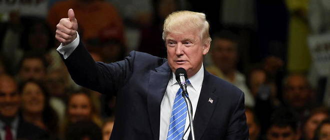 Donald Trump, en mai 2015, lors de sa campagne electorale victorieuse. 
