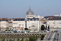 Cap à l'ouest. Comme Rennes ou Vannes, Nantes (ici, vue sur le dôme de Notre-Dame-du-Bon-Port) a enregistré un afflux de résidents depuis la crise du Covid-19.
