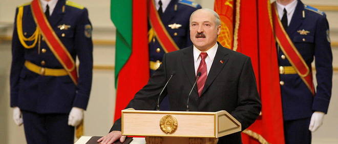 Le president bielorusse a tenu un discours devant des elus et d'autres hauts responsables du regime.
