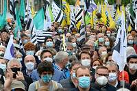 Langues r&eacute;gionales: des milliers de manifestants en Bretagne, des centaines en Alsace et en Corse