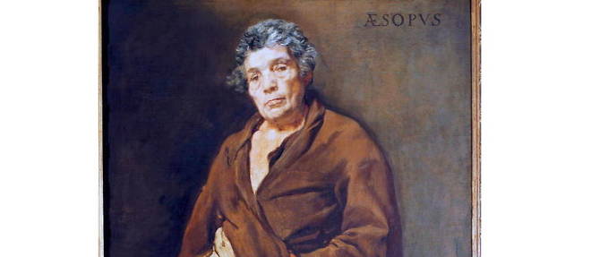 << Esope >>, huile sur toile de Diego Velazquez (1599-1660), realisee vers 1640.
