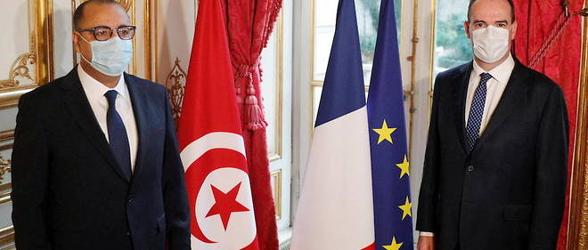 En decembre dernier, le Premier ministre francais, Jean Castex, avait recu a Paris Hichem Mechichi, president du giuvernement tunisien. 
