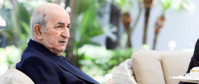 Le president algerien Abdelmadjid Tebboune