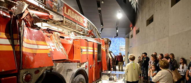 Le memorial et musee national du 11-Septembre, construit sur le site des tours jumelles du World Trade Center, a New York (ici, le 11 octobre 2015), commemore la tragedie de 2001.
